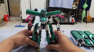 Takara tomy 新幹線變形機器人DXS-01 E5 & DXS-101 E5 MKII Shinkansen Henkei Robo プラレール 新幹線変形ロボ E5はやぶさ& E5 MKII