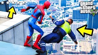 gta 5 моды человек паук скинул ДПСника с крыши MAZE BANK ⚡ ГАРВИН
