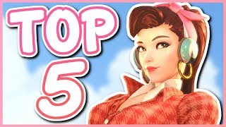 Overwatch - TOP 5 BEST D.VA SKINS
