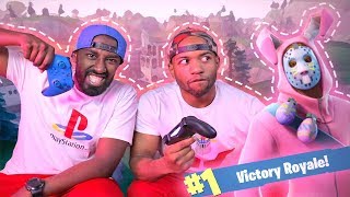 لأول مرة فورت نايت مع اكزيت !! " جاب العيد فينا "