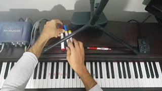 PİYANO 1  Ders.  (Başlangıç çift el egzersiz)
