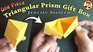 Triangular Prism Gift Box (no music)