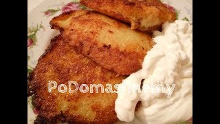 Драники из картофеля и фарша. Разметаются за считанные минуты!