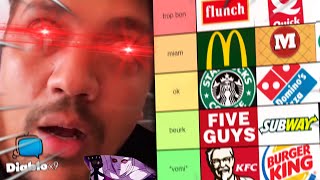 LA MEILLEURE TIER LIST FAST FOOD FR DU MONDE !!!! (ft.TheKairi78) *bruh*