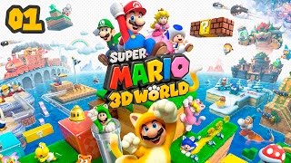 Super Mario 3D World - Прохождение pt1 - Мир 1