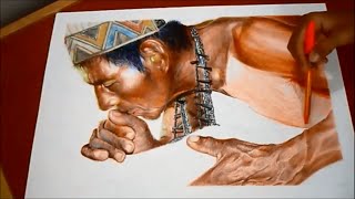 Tutorial de Dibujo a bolígrafo narrado parte 2 - ballpoint pen drawing subtitled