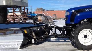 Lovol Tractors West TE354 with a tractor mounted snow blade