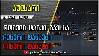 ?? ?? რომელი ტანკი გავხსნა?! *  ჩეხური და ჩინური ტანკები * მეექვსე ნაწილი World of Tanks (ქართულად)