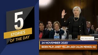LPS Turunkan Suku Bunga Penjaminan, Hingga Biden Pilih Janet Yellen Jadi Calon Menkeu AS