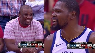 Kevin Durant Trash Talks Chris Paul's Brother, Both Exchange Words! Warriors vs Rockets