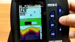Обзор Эхолота Lucky Fish Finder FF918-C посылка с Aliexpress