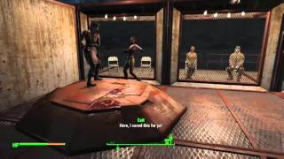 Fallout 4 Arena Fight: Cait VS Piper (boxing gloves)