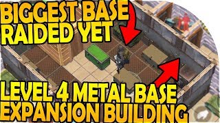LEVEL 4 METAL BASE EXPANSION BUILDING - BIGGEST BASE YET- Last Day On Earth Survival 1.7.2 Update