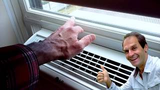 proper angle to drain window air conditioner water outside