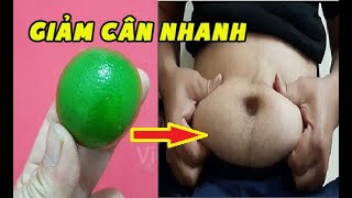 Chỉ cần 1 quả chanh có ngay 4 cách giảm cân, giảm béo, giảm mỡ bụng SIÊU NHANH tại nhà