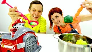 Кафе на Дереве - Штаб квартира Щенячьего патруля. Видео для детей Капуки Кануки