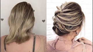 ПРОСТАЯ ПРИЧЕСКА НА КОРОТКИЕ ВОЛОСЫ | HAIR TUTORIAL SHORT HAIR