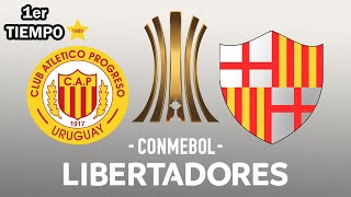 Progreso (URU) vs Barcelona (ECU) 1T - Conmebol Libertadores 2020 - 1ra Fase IDA - FOX Sports HD