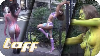 NACKT in NEW YORK: Bodypainting-Day am Big Apple | taff | ProSieben