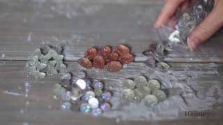 Крапленые ледяные стразы для творчества и рукоделия/  Видеообзор / DIY, МК, поделки своими руками