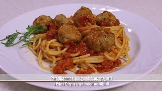 Az én alapszakácskönyvem: Paradicsomos húsgombócos spagetti - konyhatévés recept (2013-2014)