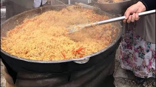 Узбекские плов Uzbek osh Masjidga iftorlik uchun! O'zbek osh. узбек палов. узбек ош. Uzbek plov