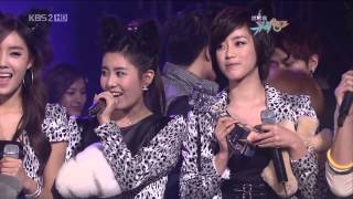 100108 Music Bank T-ara Bo Peep Bo Peep No.1 (2 Weeks)