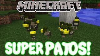 Minecraft 1.12 MOD SUPER PATOS! Duck Craft Mod Español!