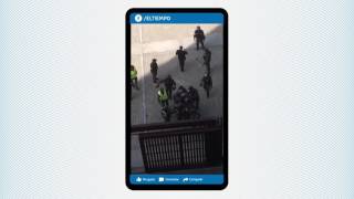 Brutal agresión de la Guardia Venezolana a la periodista de 'Caracol Radio'| EL TIEMPO