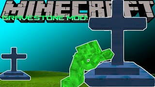 Minecraft | Gravestone Mod | Minecraft Mod Showcase