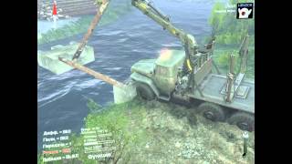 Строим мост из брёвен в спинтайрес [Spintires]