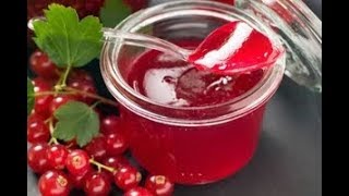 Желе из красной смородины/Желе з порічок// Варенье из красной смородины/Джем из красной смородины