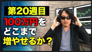 【100万円チャレンジ20週目】ドル円大荒れの先週　EAは180万円利益。ただ僕の成績は・・・