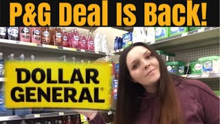 It’s Back! P&G Spend $15 Get $5 At Dollar General