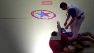 Спортсен по самбо госпитализирован