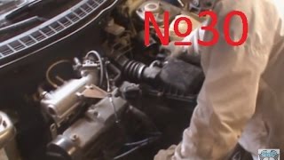 Ремонт ваз 2110 Часть первая  Замена подушек двигателя.