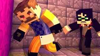 EDISONPTS МАЙНКРАФТЕ! МАГИЧЕСКИЙ СЕКРЕТ В ПОДВАЛЕ СОСЕДА МАГА! HELLO NEIGHBOUR В MINECRAFT