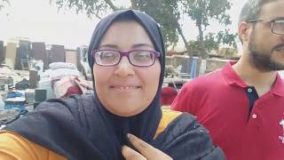 جولة في السوق لا أسبوعي بحد سولم انا وزوجي ??وكليت سيكوك ههههه