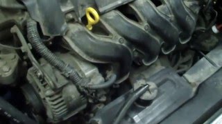 TOYOTA FIELDER замена лобового сальника к-  вала