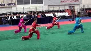 Первенство Москвы. Показательные. Сборная России по ушу. 20 февраля 2014 г
