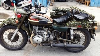 Ural 850cc - Cận Cảnh Xe Mô Tô Cảnh Sát Việt Nam