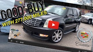 Here's a 13 Year Old Cadillac Escalade for $7500 with Over 277,000 MILES! Deal or No Deal?