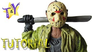 Как слепить Джейсона Вурхиза из пластилина Туториал Jason Voorhees Tutorial