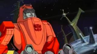 Wheelie with Dinobot from Transformers The Movie (animated)
