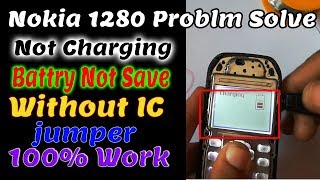 Nokia 1280 charging no response charging not supported solution - nokia 1280 not charging Solve
