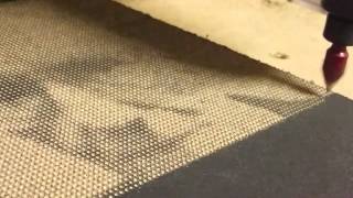 Late Night With William S Burroughs. CNC Halftone