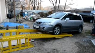Эстакада мобильная автомобильная - сборка за 3 минуты.