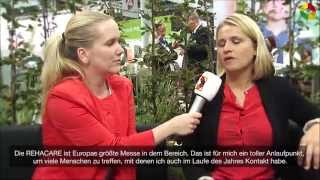 Verena Bentele auf der REHACARE 2014