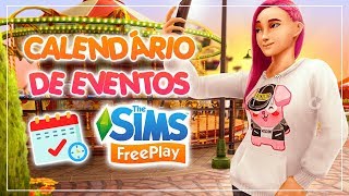 The Sims FreePlay ? CALENDÁRIO DE EVENTOS DA NOVA ATUALIZAÇÃO