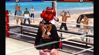 Rumble Roses - Candy Cane Vs Black Belt Demon(Costume 1)